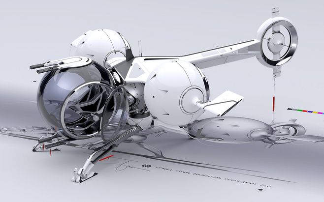 科幻机械飞行器-51318